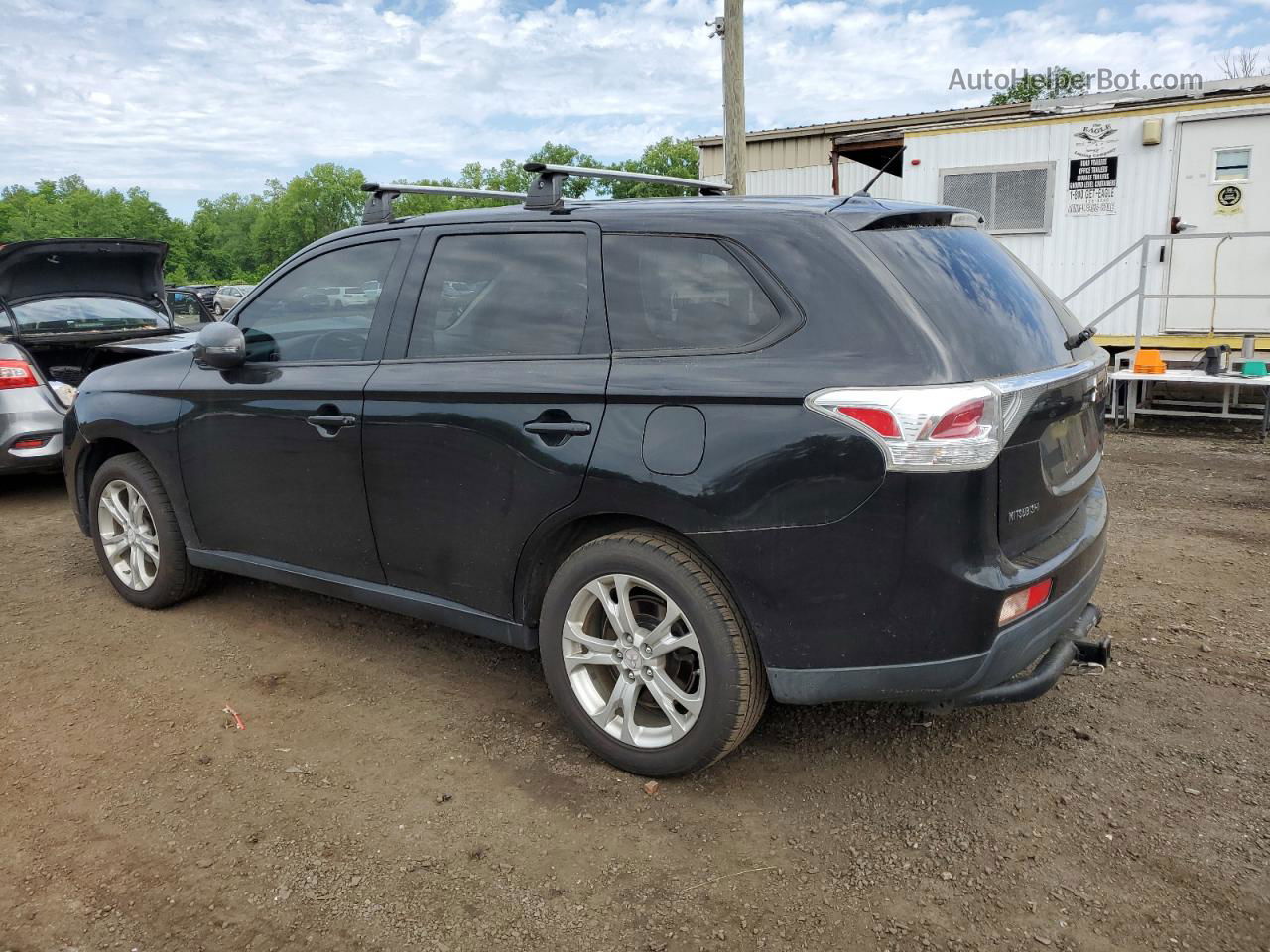 2014 Mitsubishi Outlander Se Black vin: JA4AZ3A38EZ006498