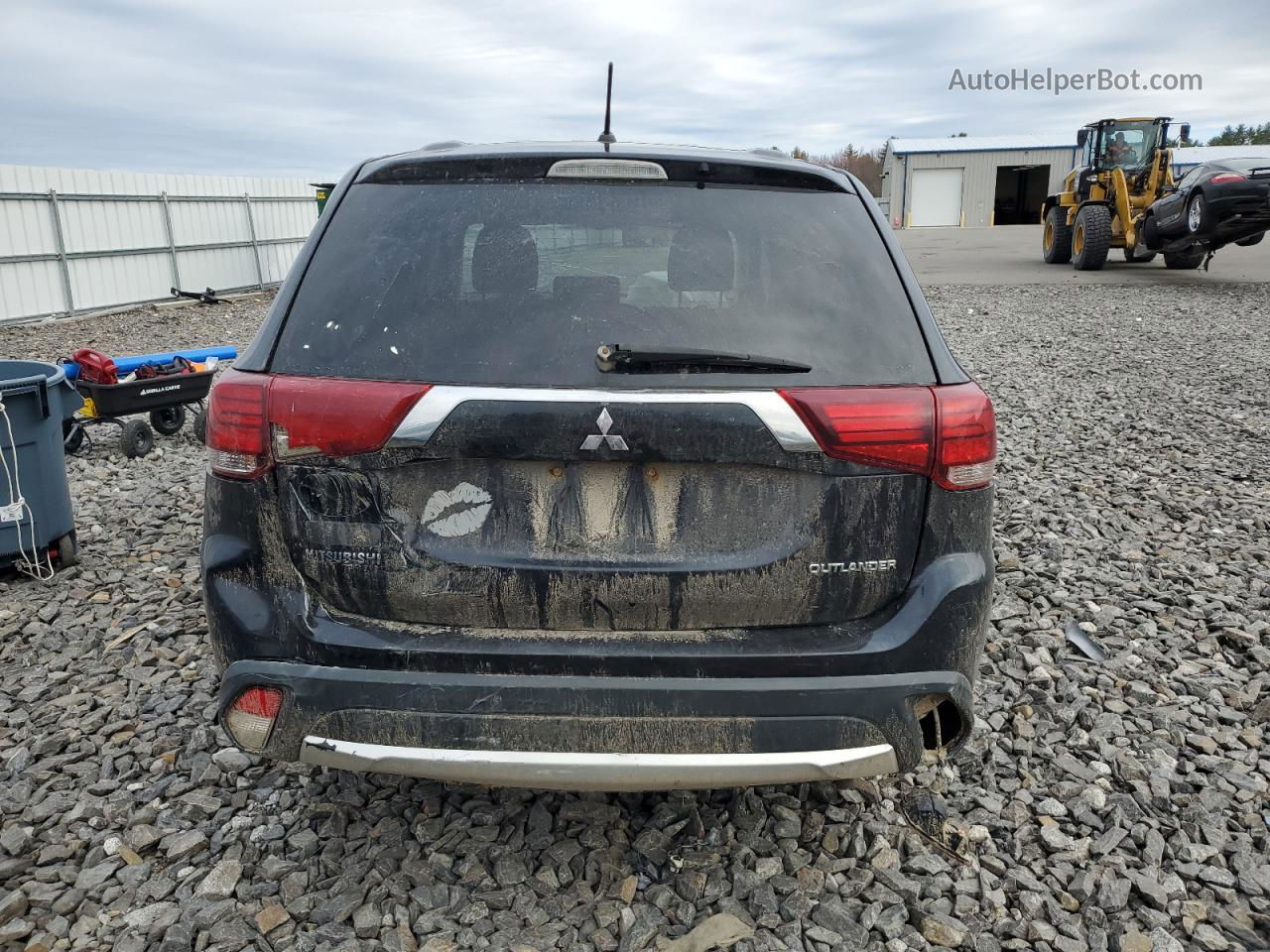 2016 Mitsubishi Outlander Se Черный vin: JA4AZ3A38GZ037429