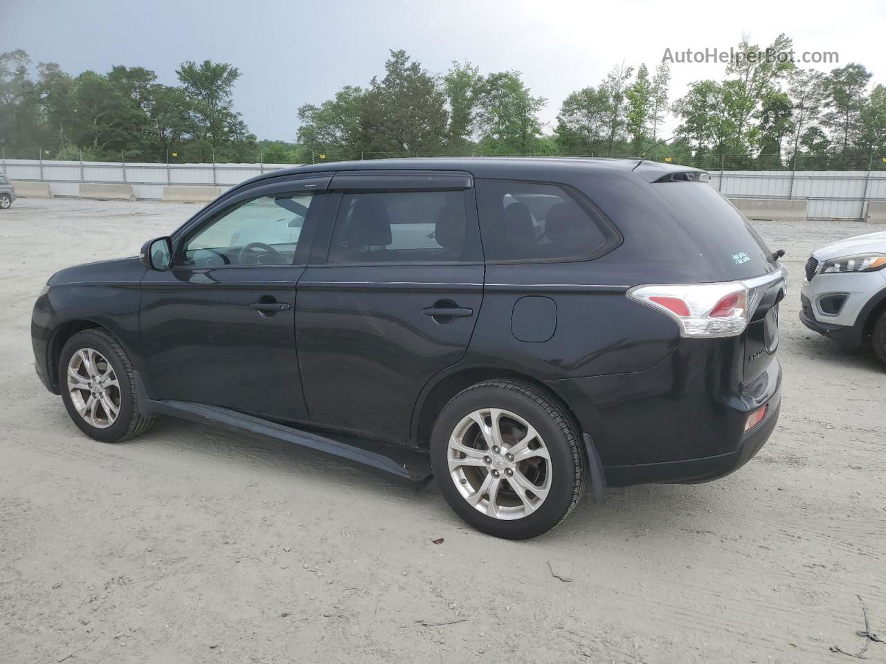 2014 Mitsubishi Outlander Se Black vin: JA4AZ3A39EZ001018