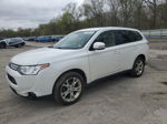 2014 Mitsubishi Outlander Se White vin: JA4AZ3A39EZ006400