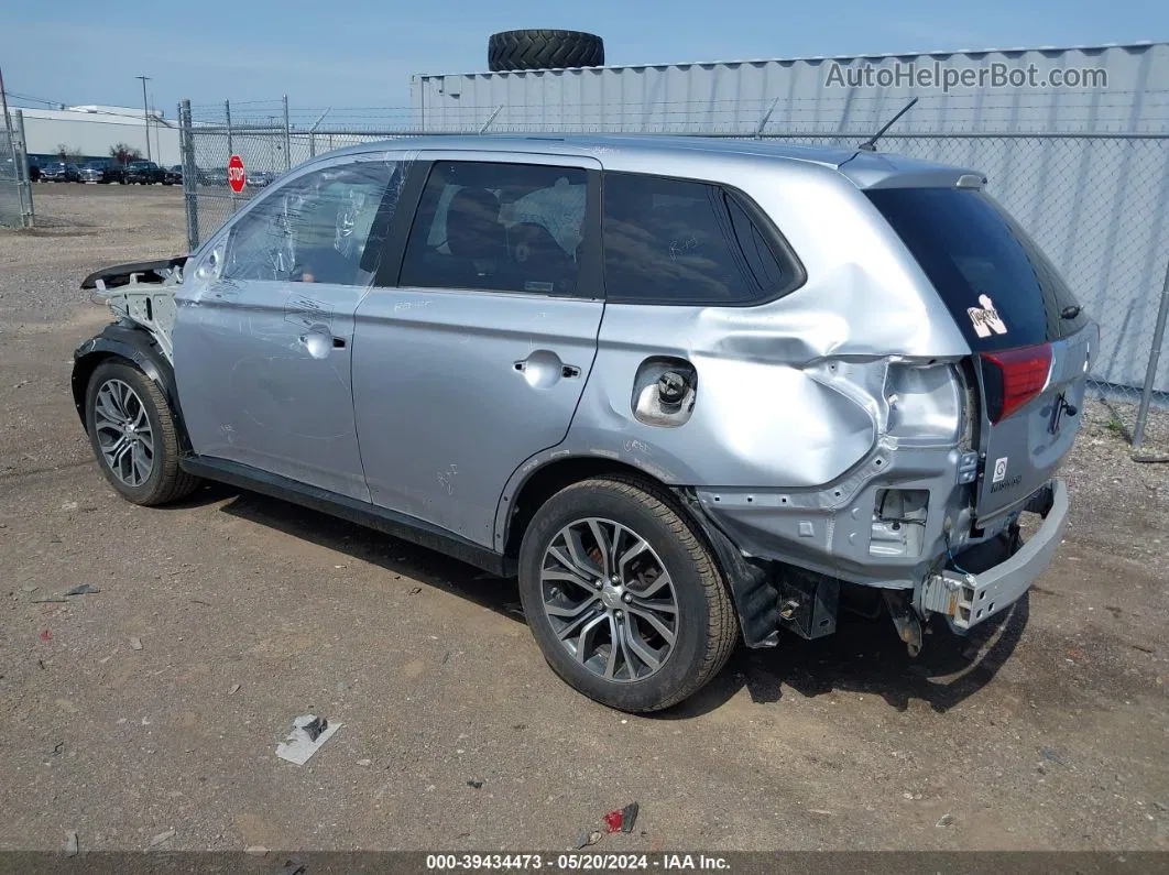 2016 Mitsubishi Outlander Es Silver vin: JA4AZ3A39GZ029646