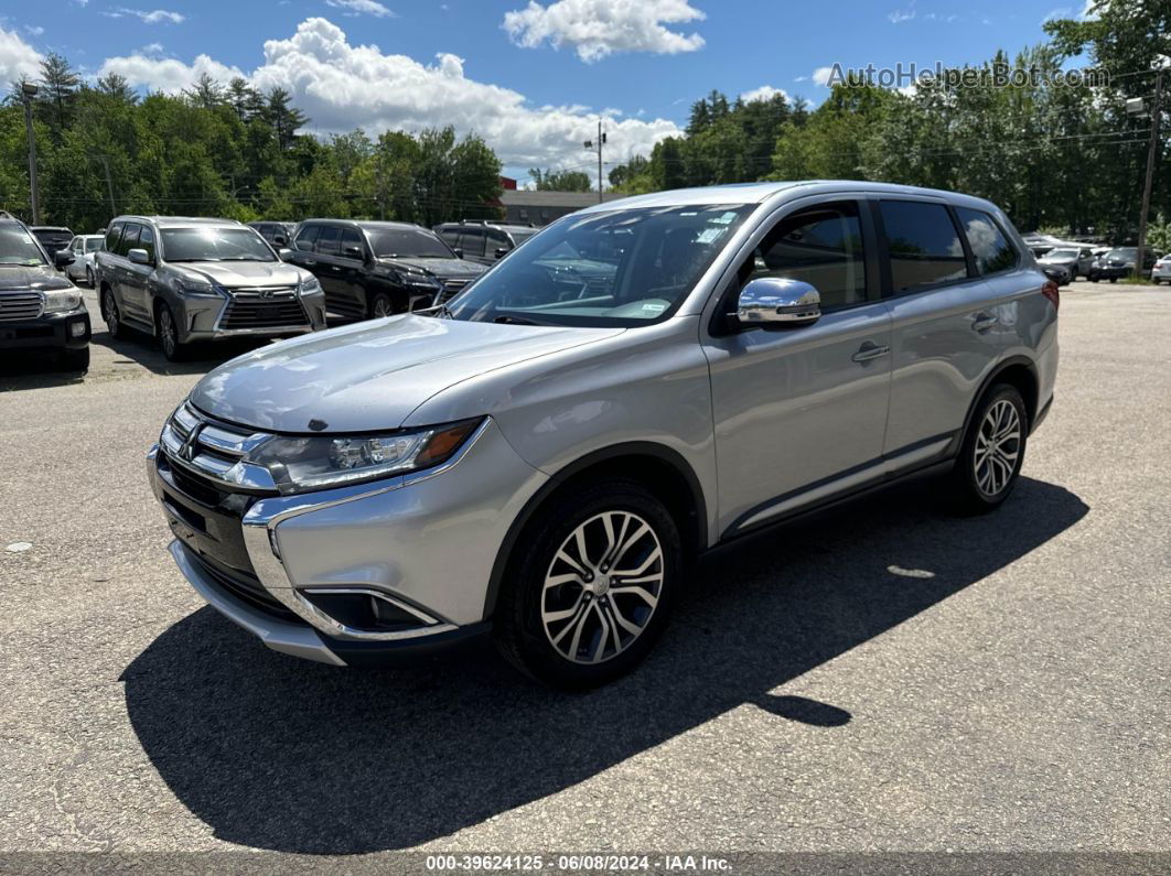 2017 Mitsubishi Outlander Se/sel Silver vin: JA4AZ3A39HZ008409