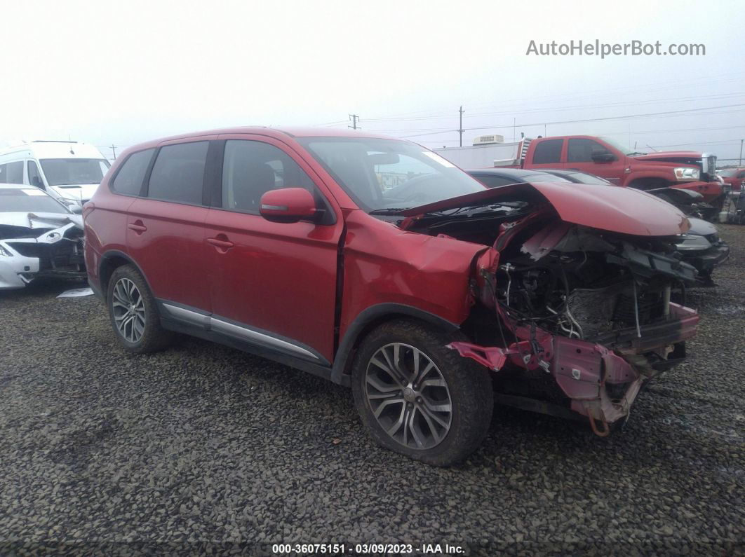 2017 Mitsubishi Outlander Se Red vin: JA4AZ3A39HZ039952