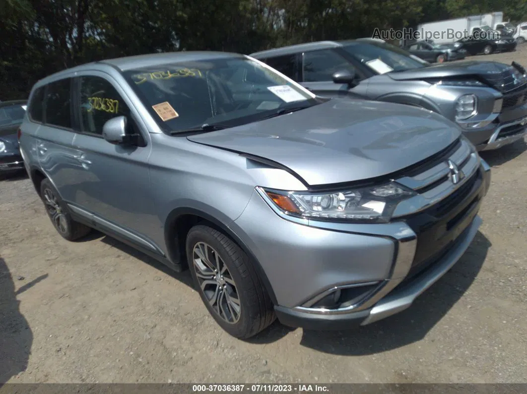 2017 Mitsubishi Outlander Se/sel Серебряный vin: JA4AZ3A39HZ044763