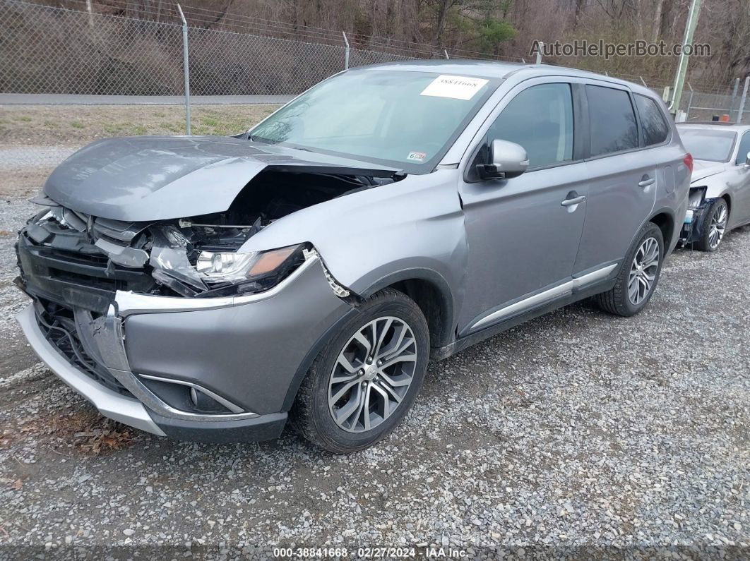 2017 Mitsubishi Outlander Se Серый vin: JA4AZ3A39HZ044844