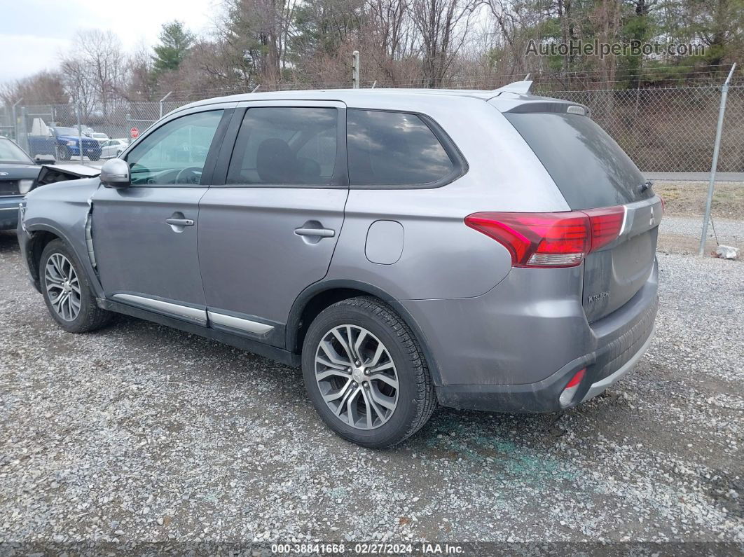 2017 Mitsubishi Outlander Se Серый vin: JA4AZ3A39HZ044844