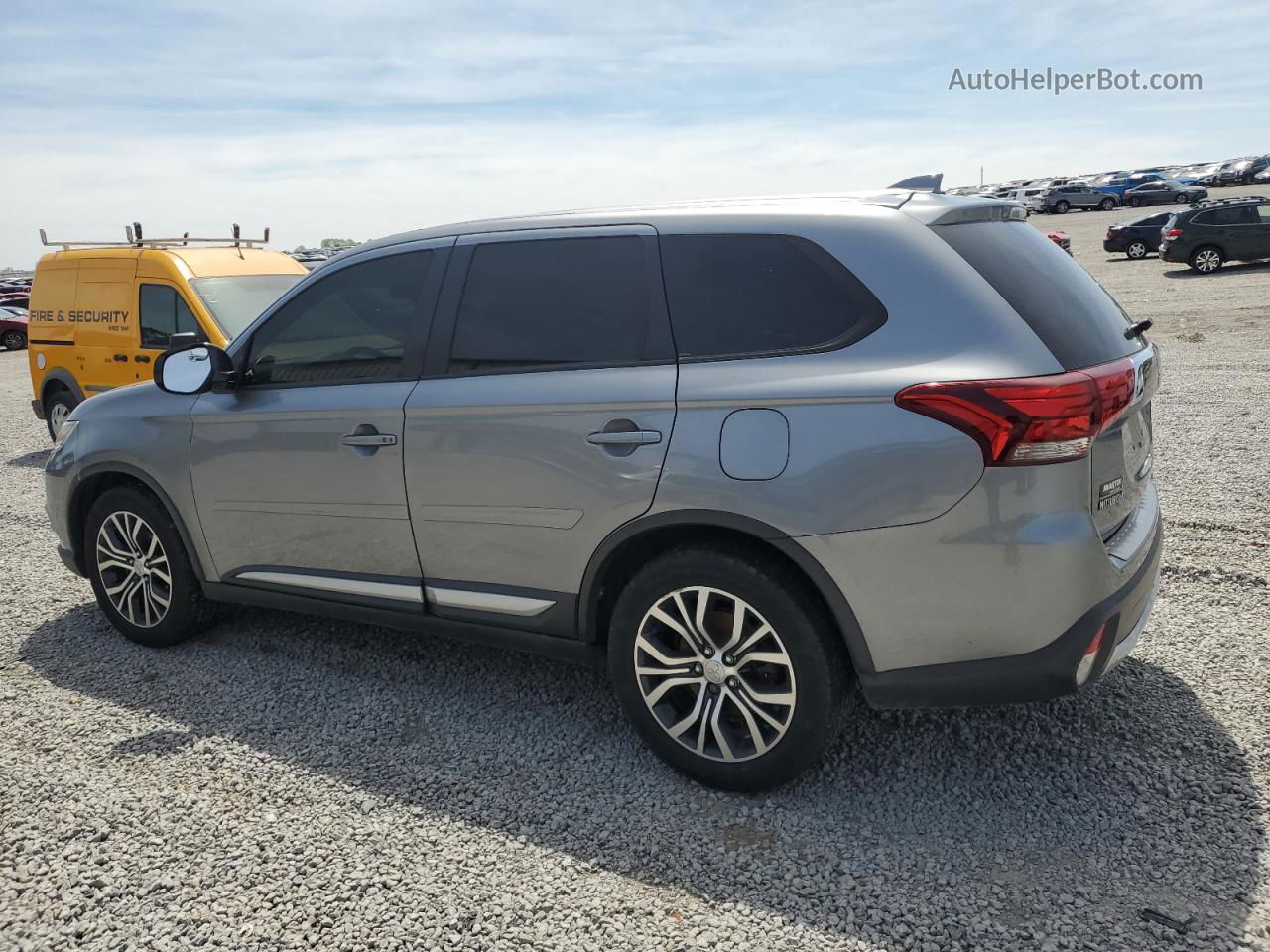2017 Mitsubishi Outlander Se Silver vin: JA4AZ3A39HZ063202