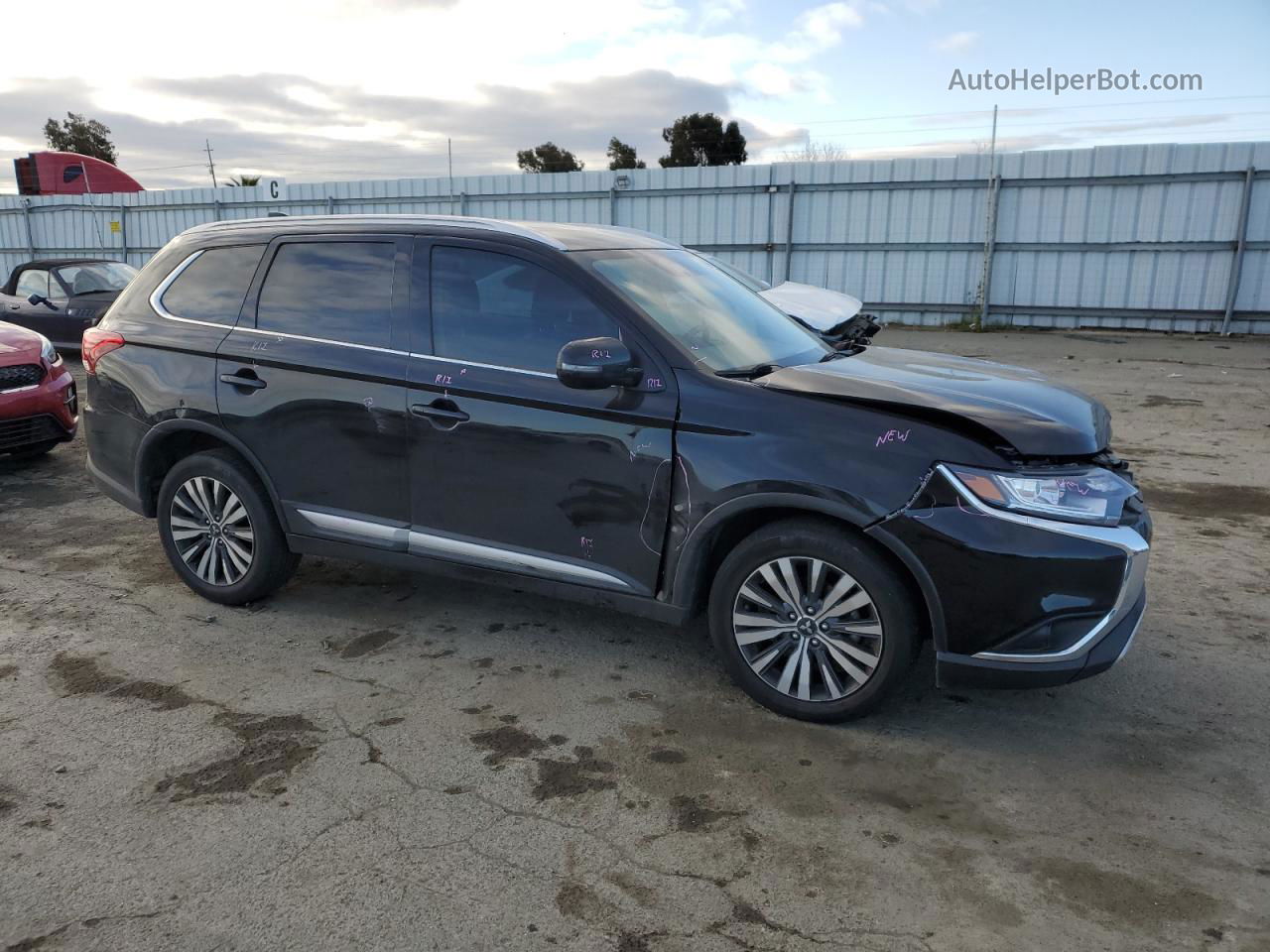 2020 Mitsubishi Outlander Se Black vin: JA4AZ3A39LZ021377