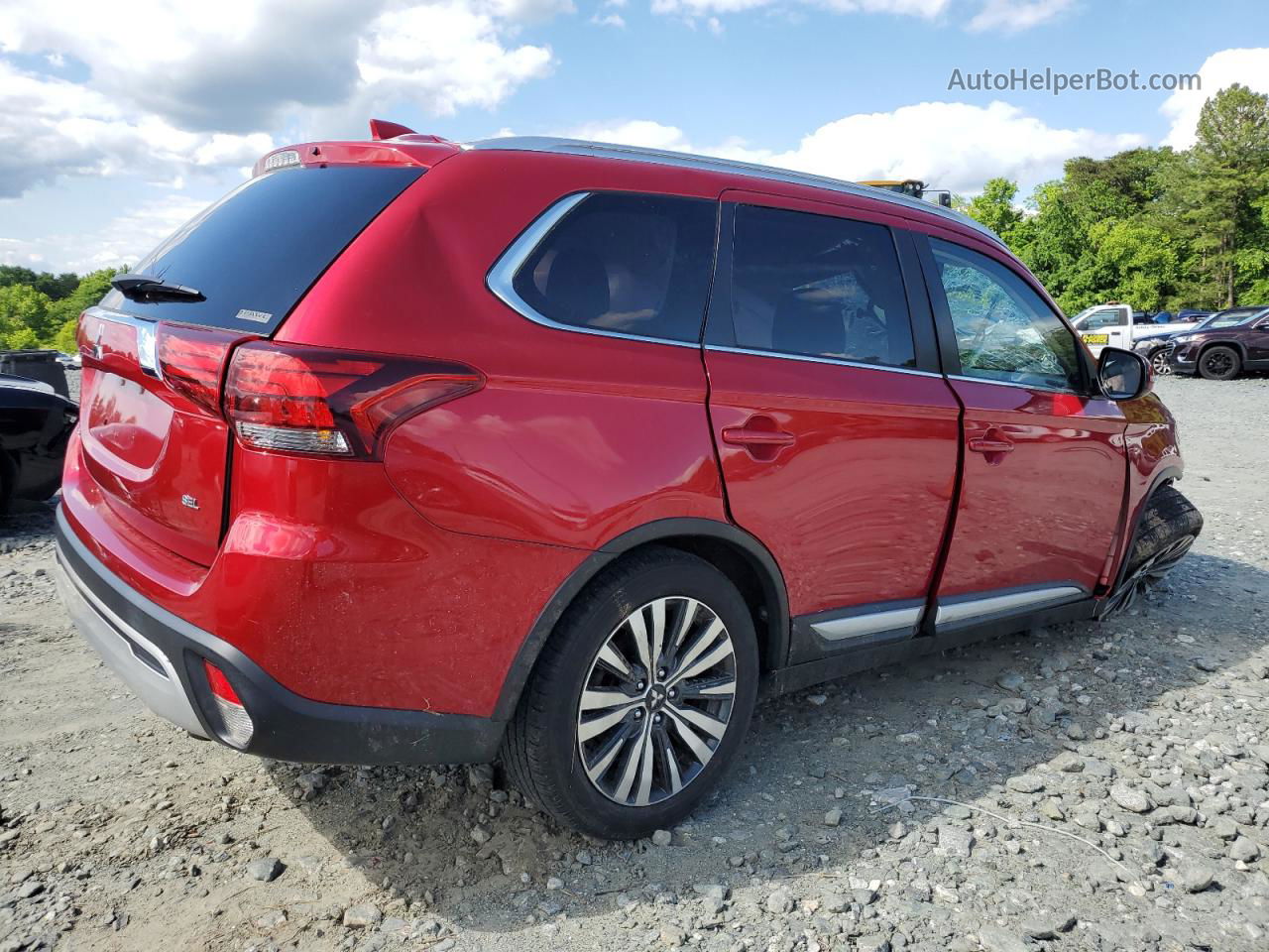 2020 Mitsubishi Outlander Se Красный vin: JA4AZ3A39LZ032038