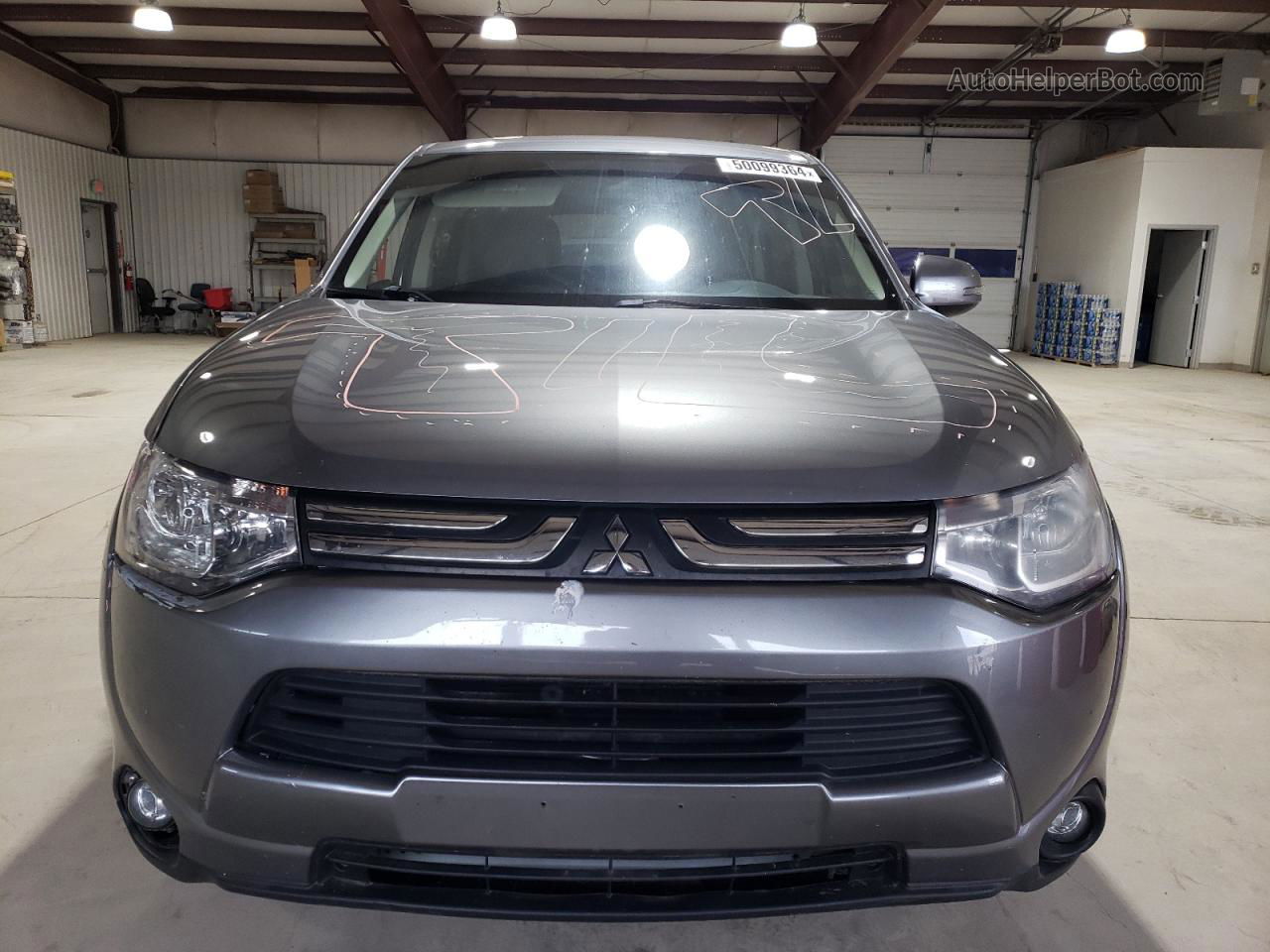 2014 Mitsubishi Outlander Se Серебряный vin: JA4AZ3A3XEZ014215