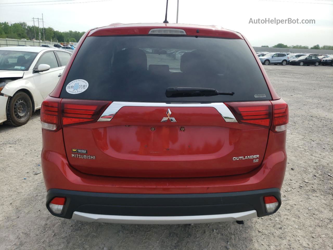 2016 Mitsubishi Outlander Se Red vin: JA4AZ3A3XGZ003928