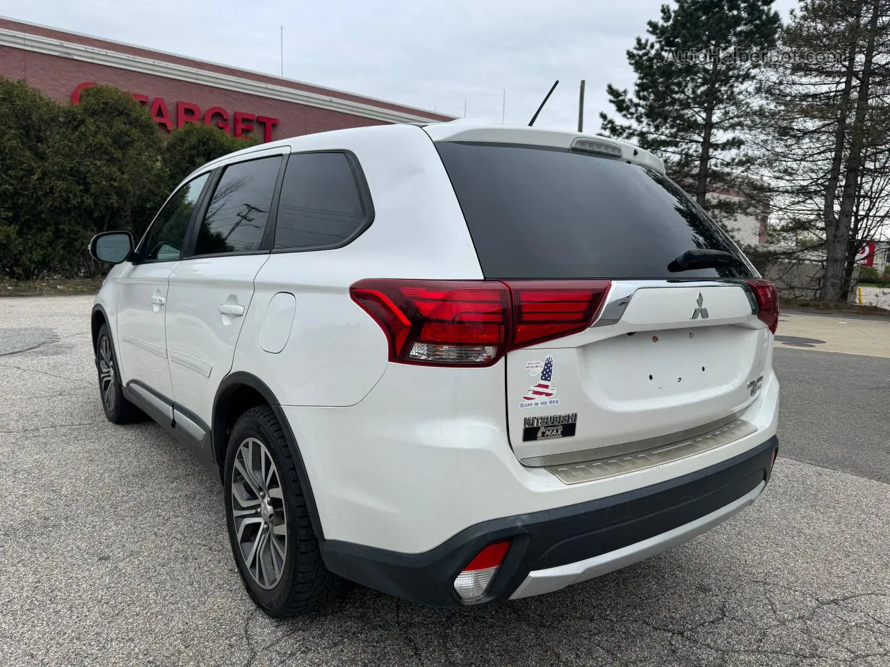 2016 Mitsubishi Outlander Se White vin: JA4AZ3A3XGZ042454