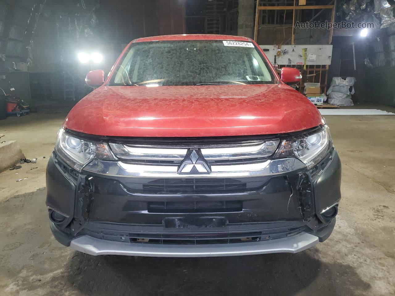 2017 Mitsubishi Outlander Se Red vin: JA4AZ3A3XHZ020939