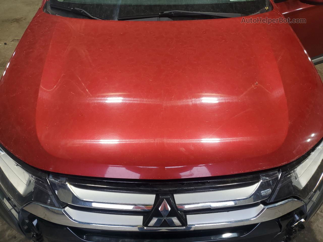 2017 Mitsubishi Outlander Se Red vin: JA4AZ3A3XHZ020939