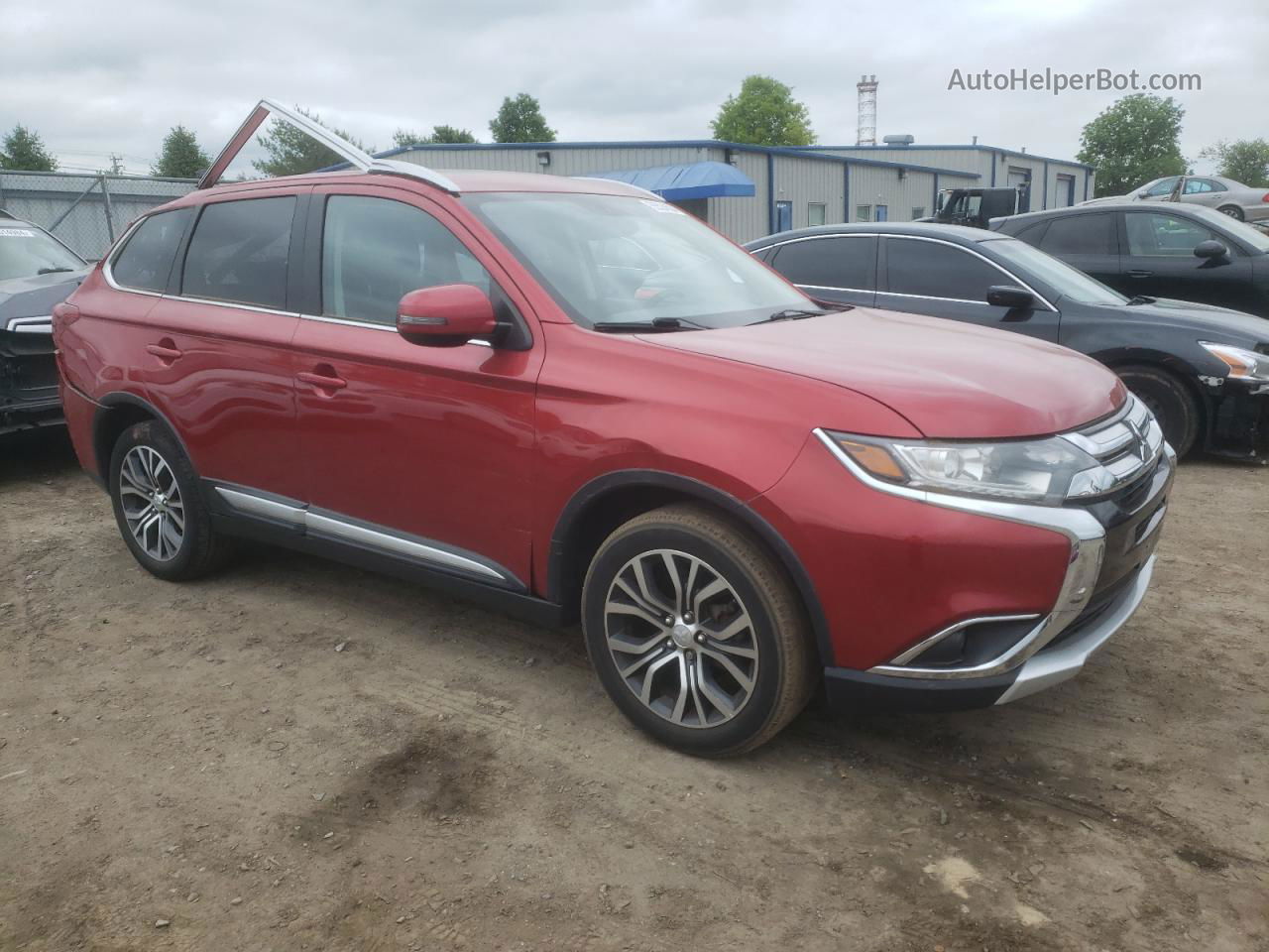 2017 Mitsubishi Outlander Se Red vin: JA4AZ3A3XHZ050474