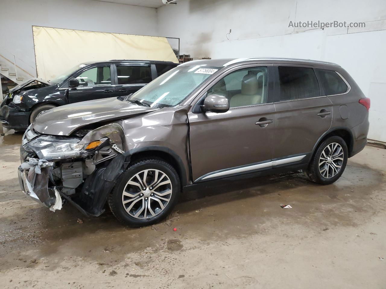 2017 Mitsubishi Outlander Se Charcoal vin: JA4AZ3A3XHZ052371