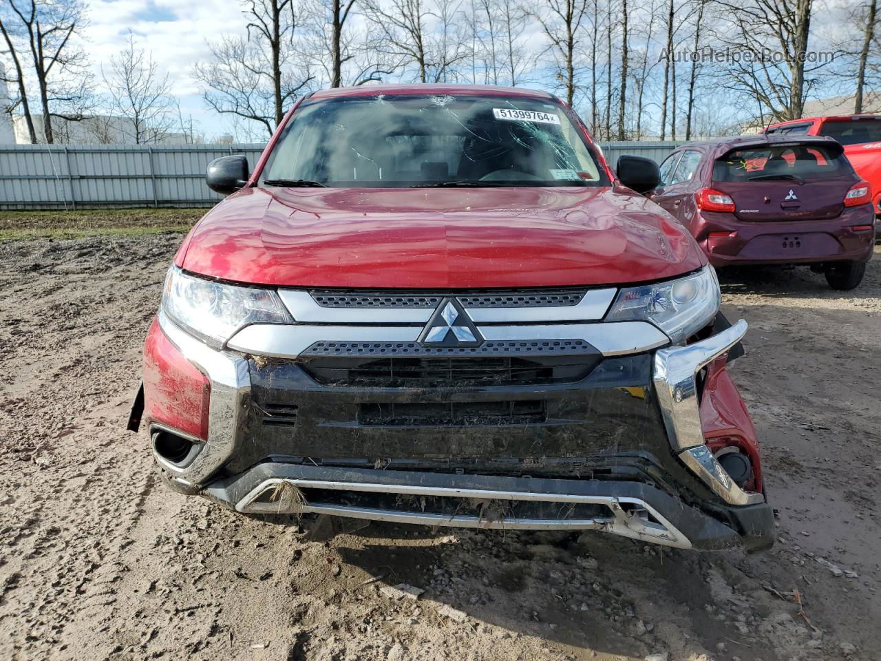 2020 Mitsubishi Outlander Se Red vin: JA4AZ3A3XLZ007231