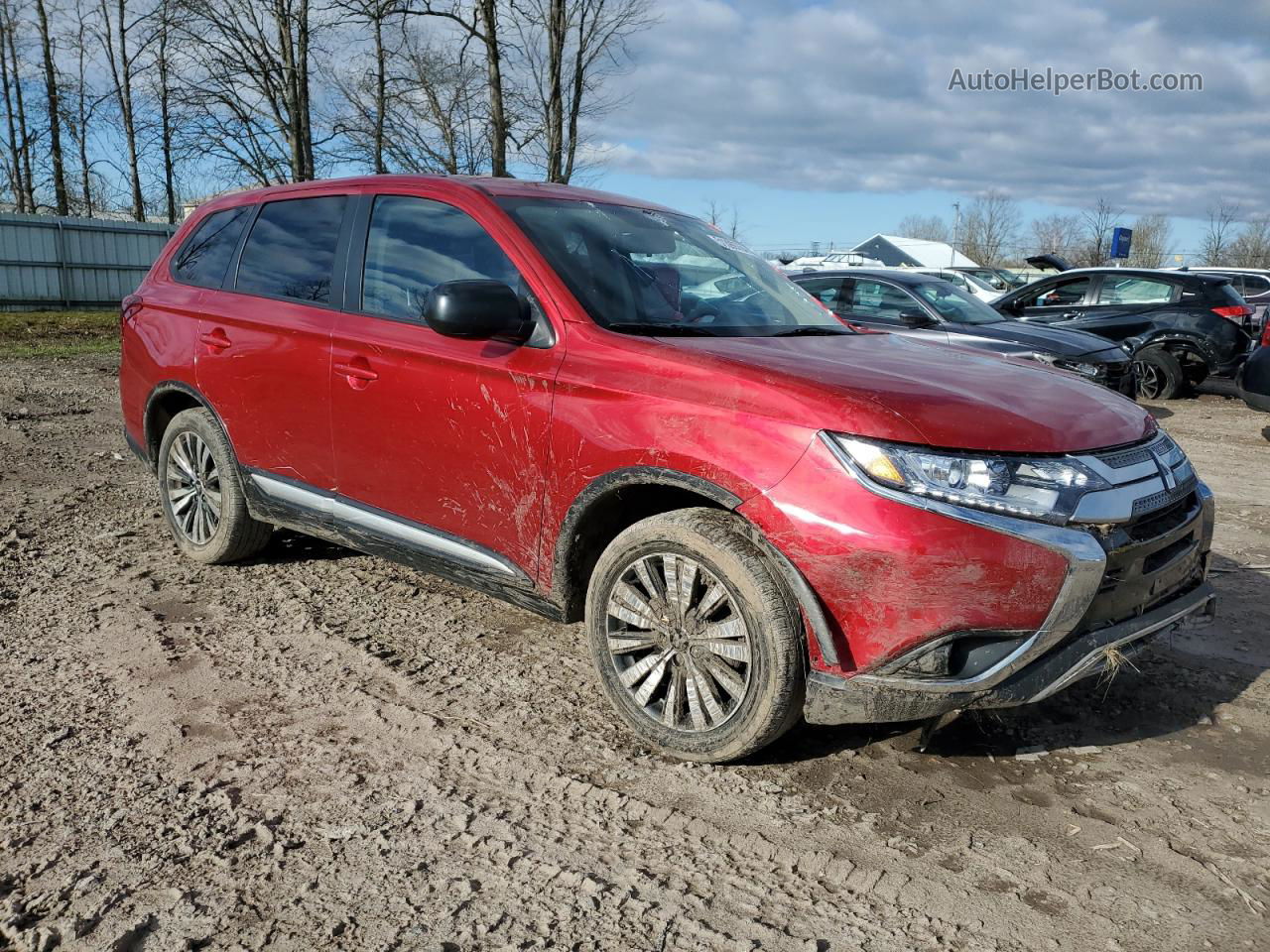 2020 Mitsubishi Outlander Se Red vin: JA4AZ3A3XLZ007231