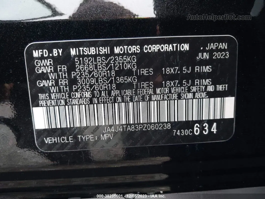 Price & History 2023 Mitsubishi Outlander Es 2.5 2.5l I-4 Di