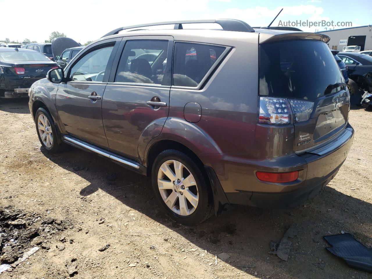 2013 Mitsubishi Outlander Se Gray vin: JA4JT3AW2DU004365