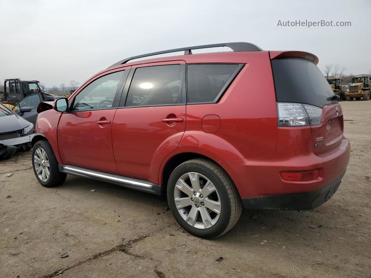 2013 Mitsubishi Outlander Se Red vin: JA4JT3AW4DU014119