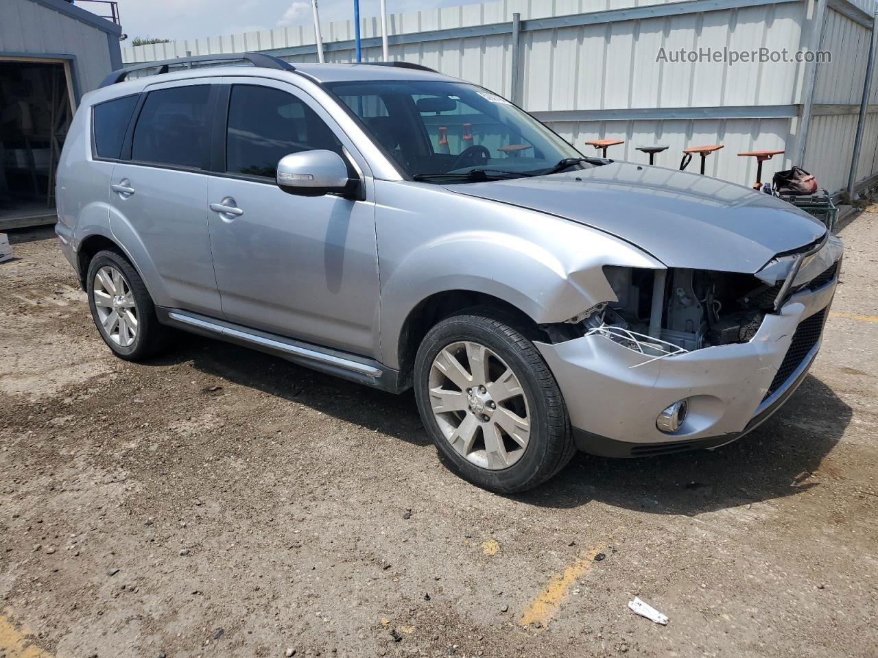 2013 Mitsubishi Outlander Se Silver vin: JA4JT3AW5DU019796