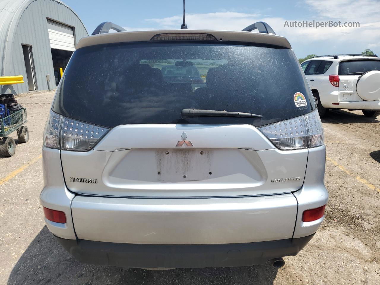 2013 Mitsubishi Outlander Se Silver vin: JA4JT3AW5DU019796