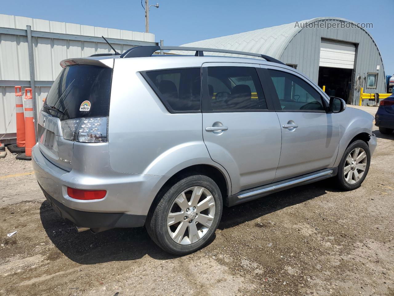 2013 Mitsubishi Outlander Se Silver vin: JA4JT3AW5DU019796