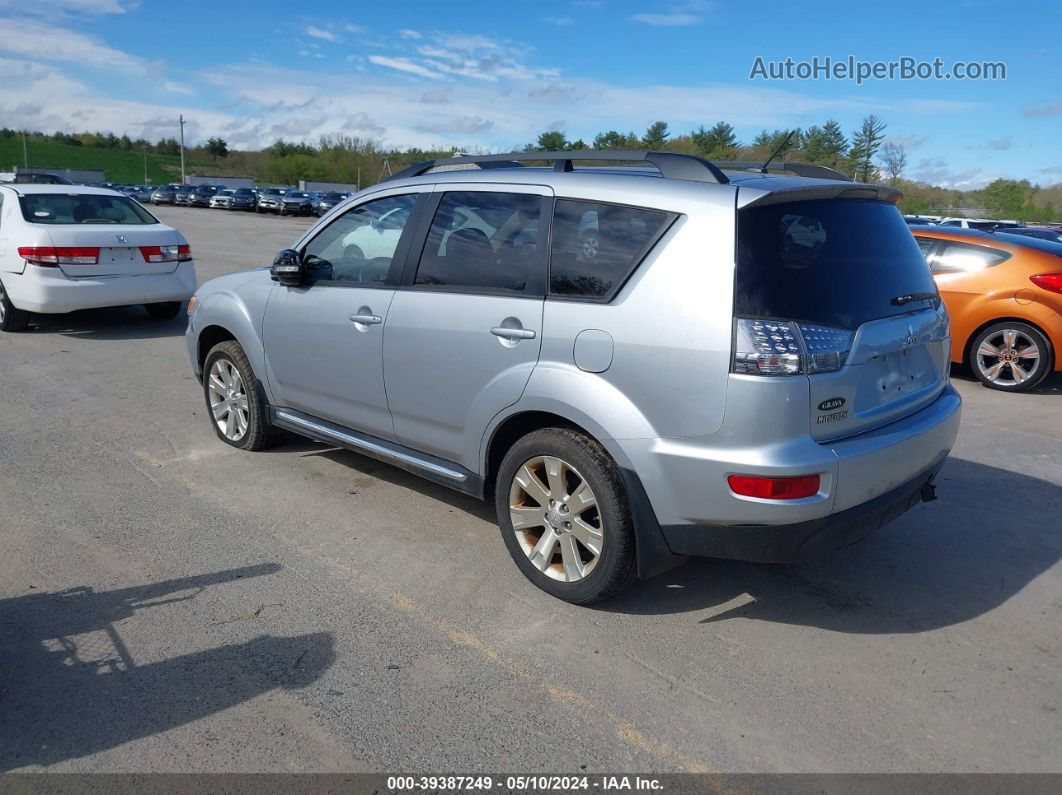 2013 Mitsubishi Outlander Se Silver vin: JA4JT3AW7DU000697