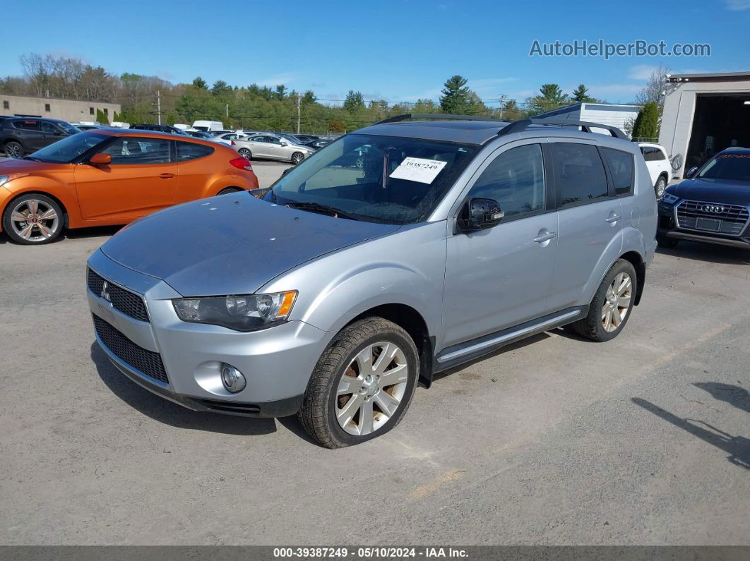 2013 Mitsubishi Outlander Se Silver vin: JA4JT3AW7DU000697