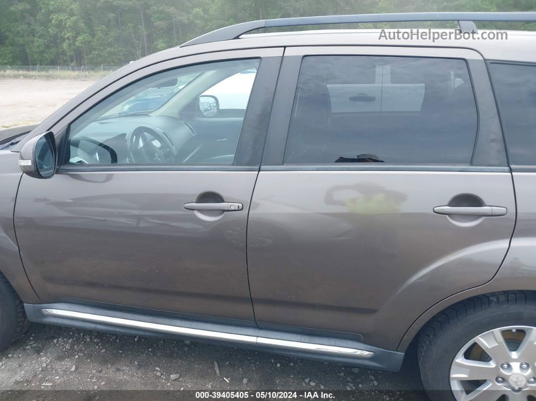 2013 Mitsubishi Outlander Se Brown vin: JA4JT3AW9DU000880