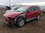 2013 Mitsubishi Outlander Se Red vin: JA4JT3AWXDU020328