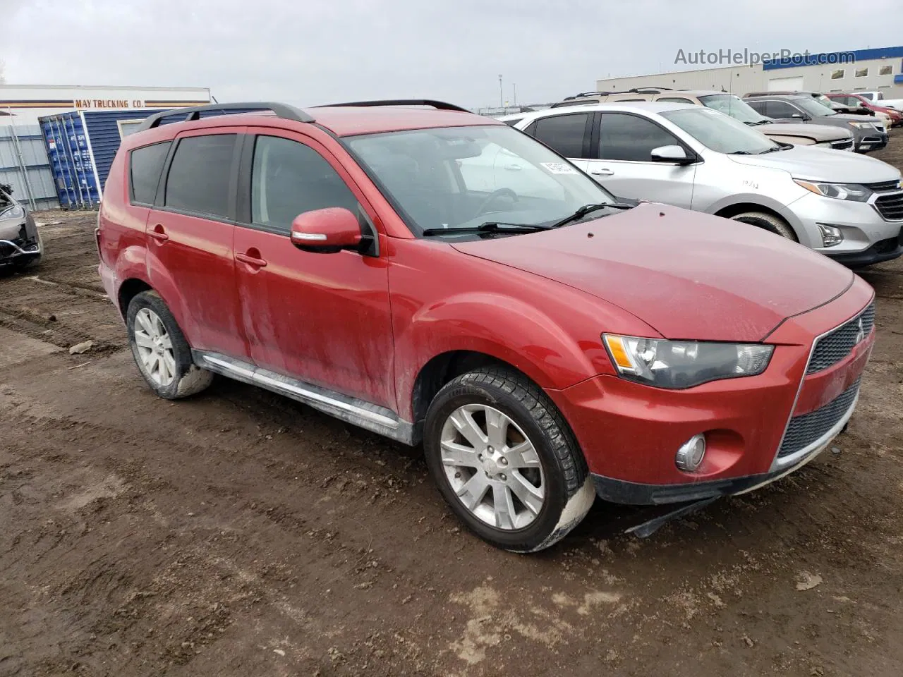 2013 Mitsubishi Outlander Se Red vin: JA4JT3AWXDU020328