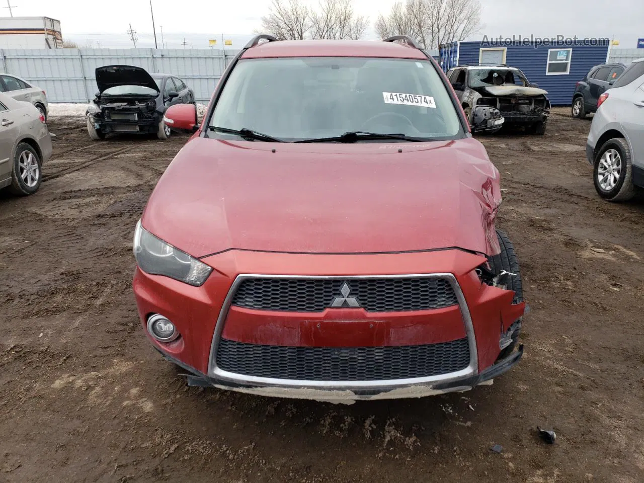 2013 Mitsubishi Outlander Se Red vin: JA4JT3AWXDU020328