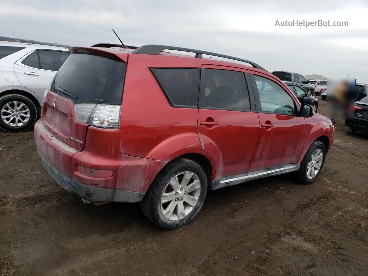 2013 Mitsubishi Outlander Se Red vin: JA4JT3AWXDU020328