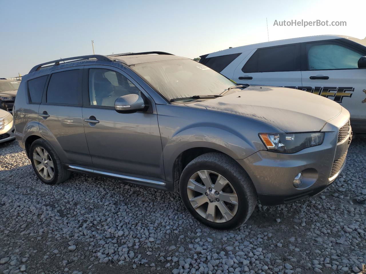 2013 Mitsubishi Outlander Se Gray vin: JA4JT3AWXDU024041