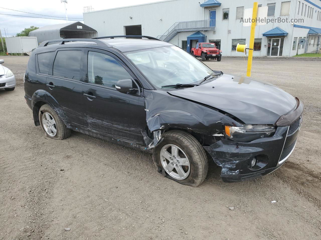 2013 Mitsubishi Outlander Se Black vin: JA4JT3AX9DU601828