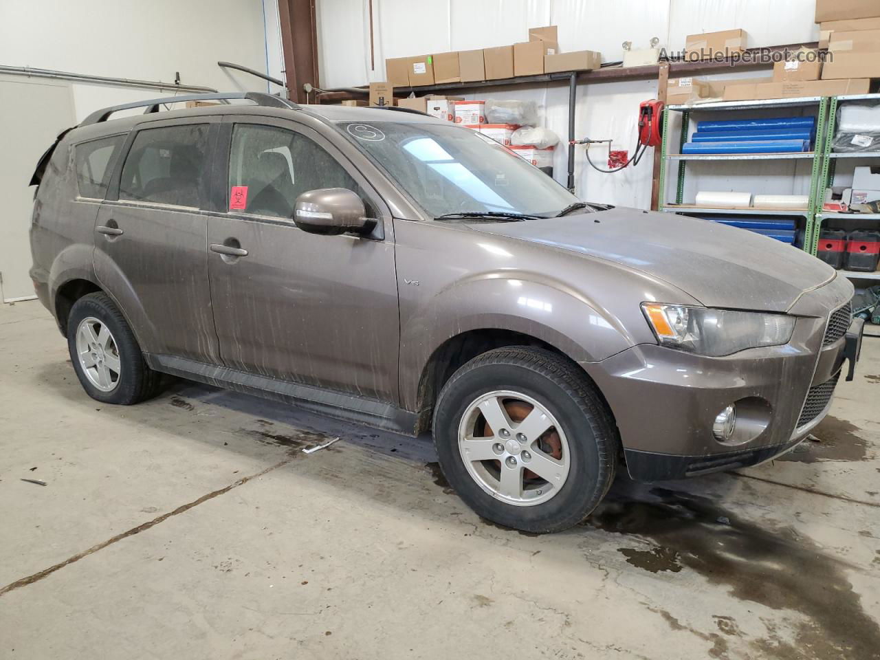 2013 Mitsubishi Outlander Se Серый vin: JA4JT3AX9DU605040