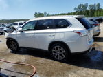 2015 Mitsubishi Outlander Gt White vin: JA4JZ4AX4FZ009182