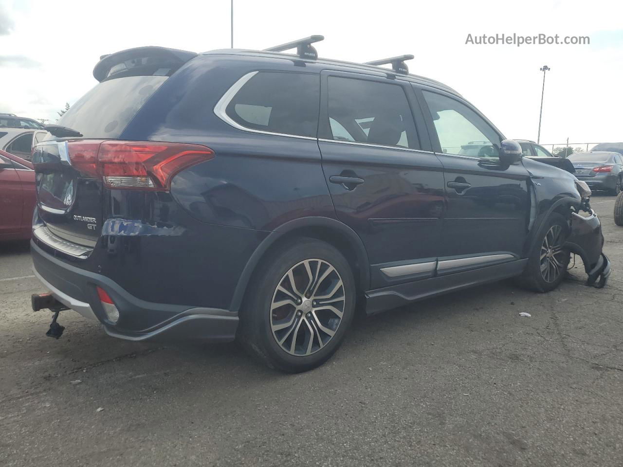 2017 Mitsubishi Outlander Gt Blue vin: JA4JZ4AX4HZ015583