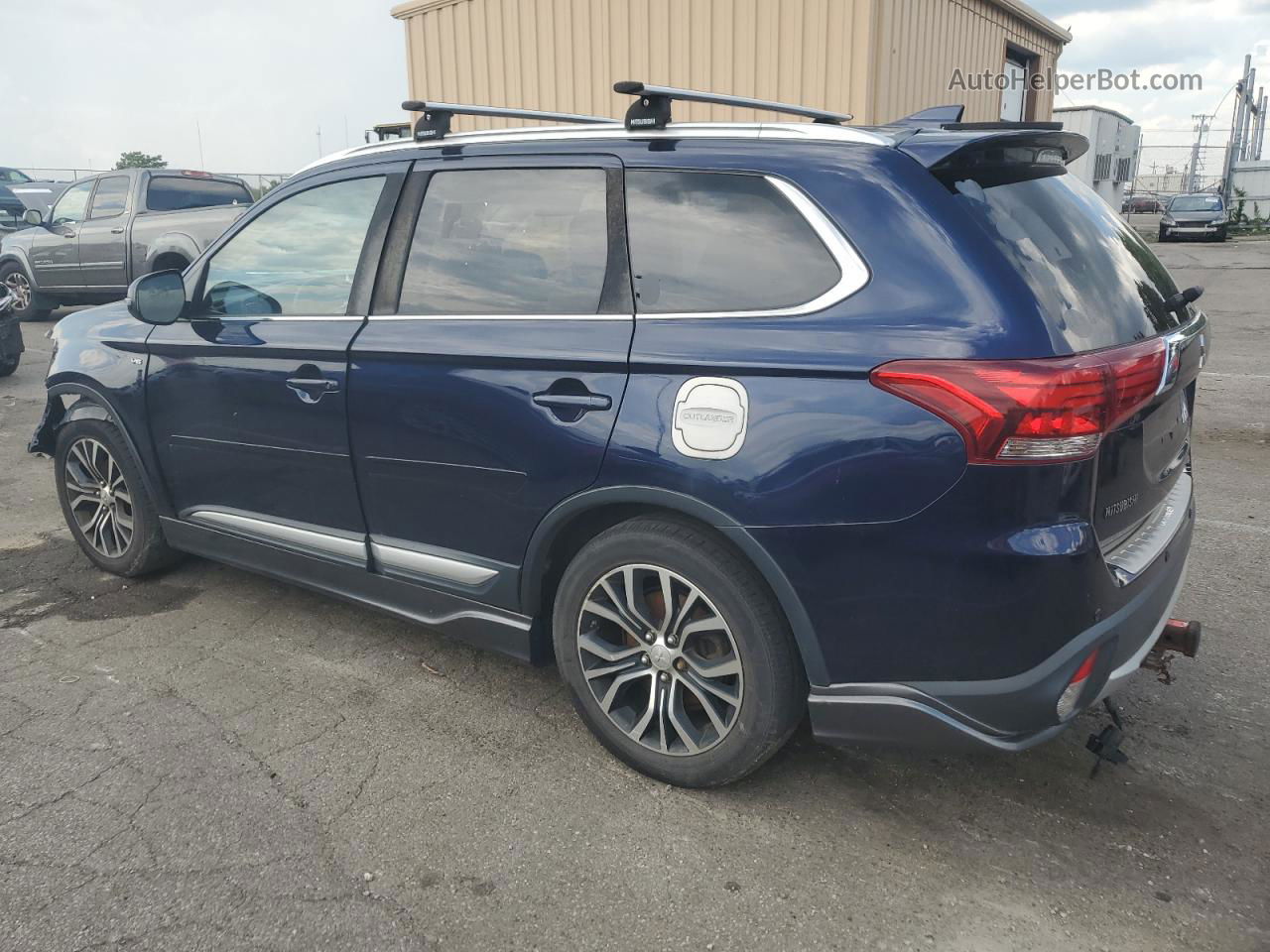 2017 Mitsubishi Outlander Gt Blue vin: JA4JZ4AX4HZ015583