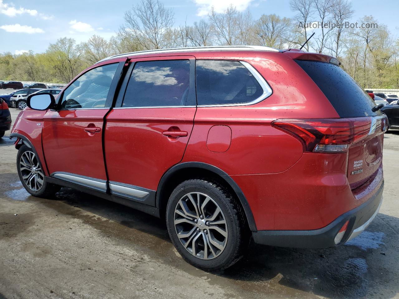 2016 Mitsubishi Outlander Gt Red vin: JA4JZ4AX5GZ030799