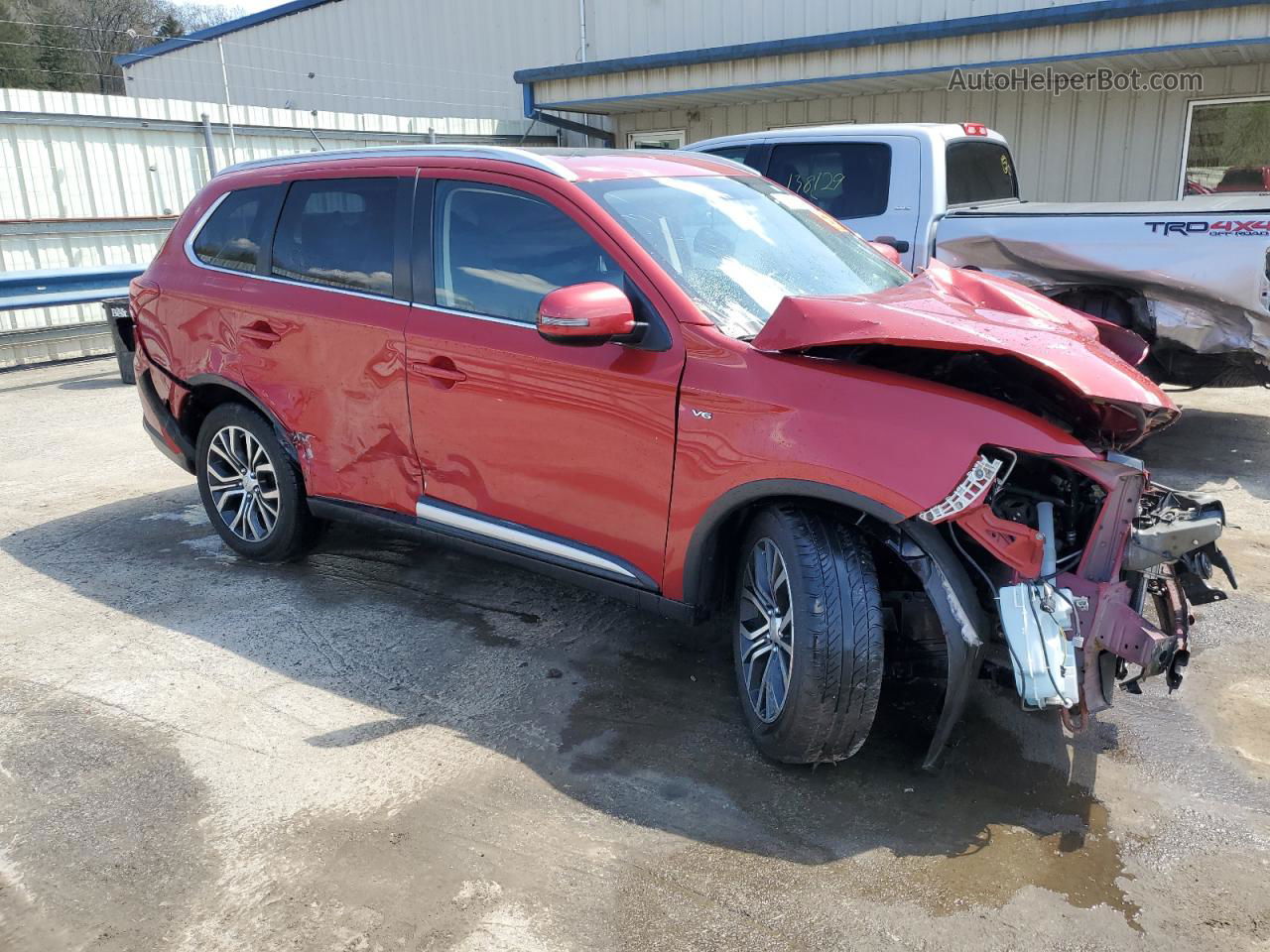 2016 Mitsubishi Outlander Gt Red vin: JA4JZ4AX5GZ030799