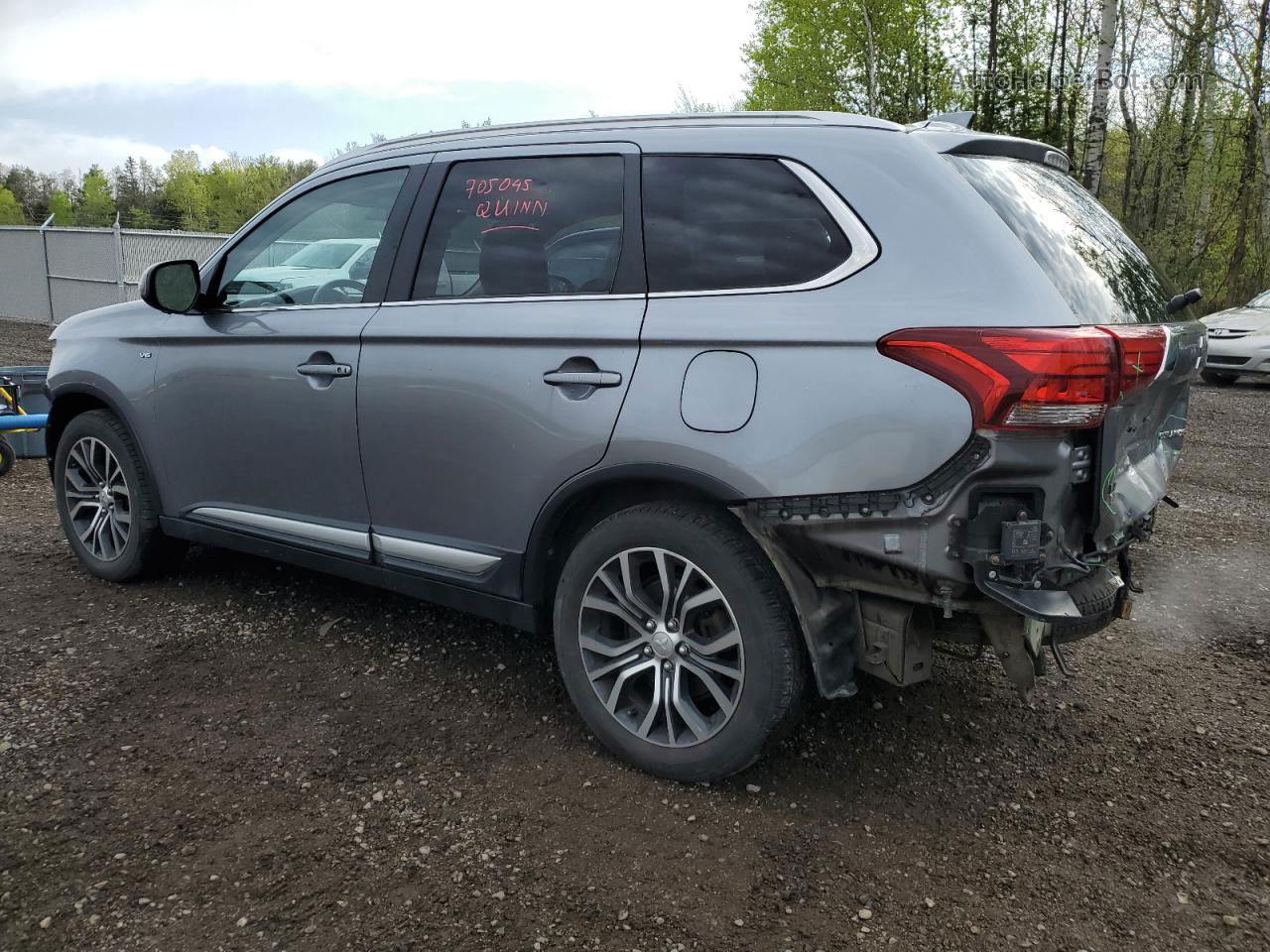 2017 Mitsubishi Outlander Gt Серый vin: JA4JZ4AX5HZ611737