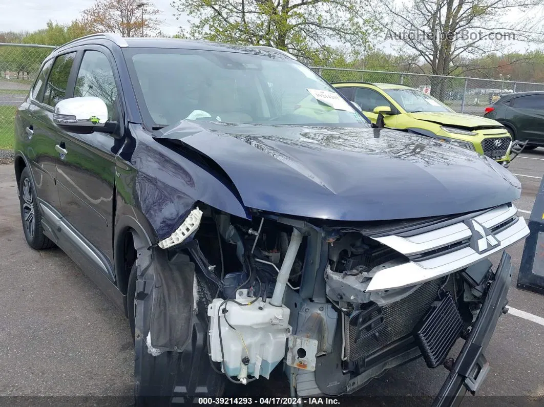 2016 Mitsubishi Outlander Gt Dark Blue vin: JA4JZ4AX6GZ037373