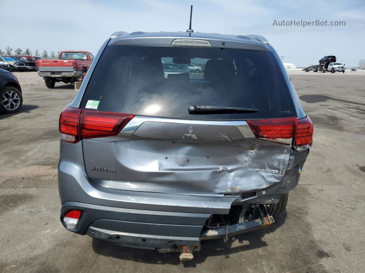 2016 Mitsubishi Outlander Gt Gray vin: JA4JZ4AX6GZ058952