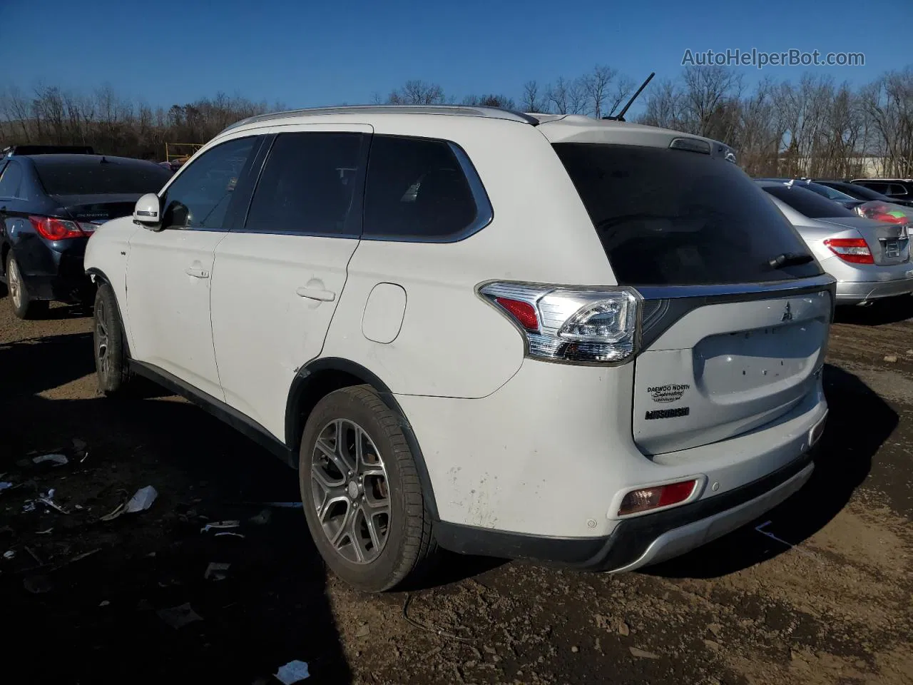 2015 Mitsubishi Outlander Gt Белый vin: JA4JZ4AX8FZ003742