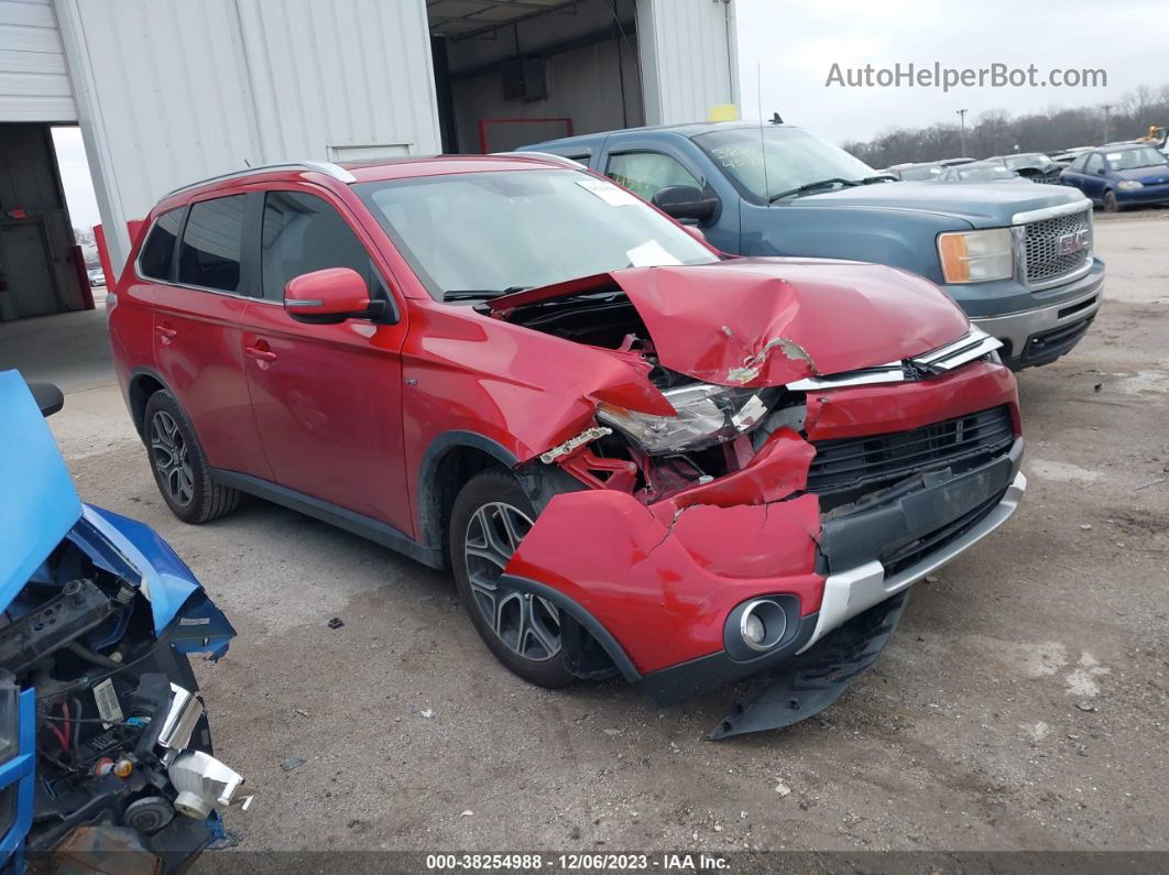 2015 Mitsubishi Outlander Gt Красный vin: JA4JZ4AX9FZ013082