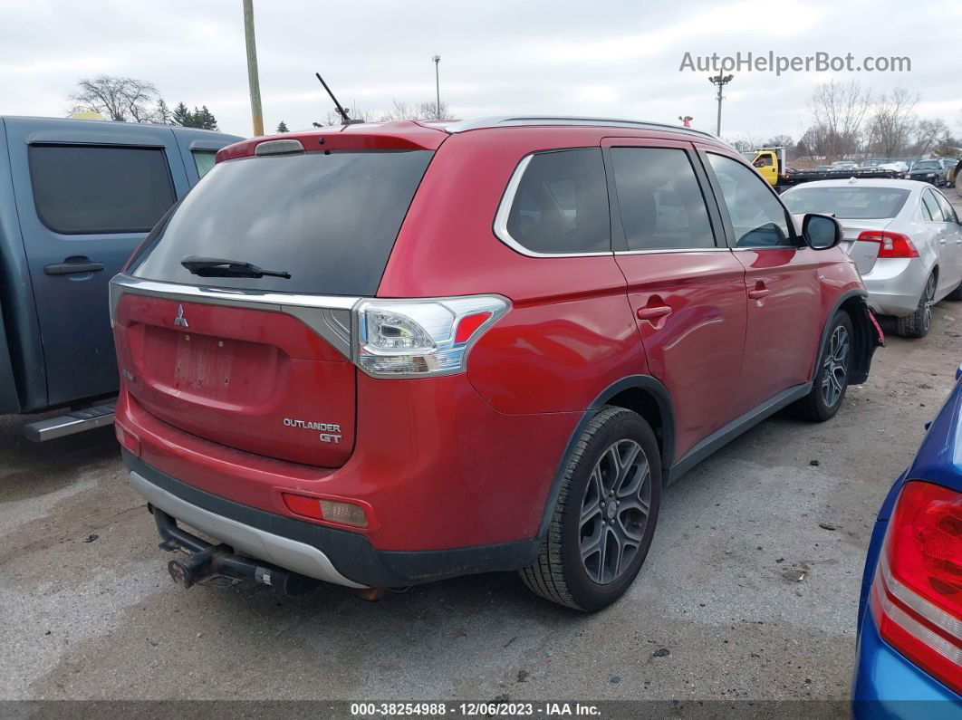 2015 Mitsubishi Outlander Gt Красный vin: JA4JZ4AX9FZ013082