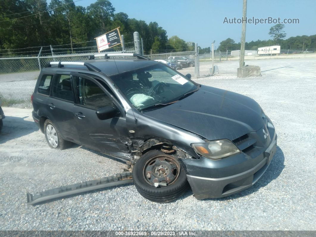 2003 Mitsubishi Outlander Ls Green vin: JA4LX31G03U055738